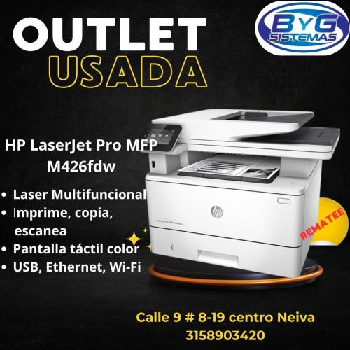 IMPRESORA MULTIFUNCIONAL LASER JET HP / USADA.